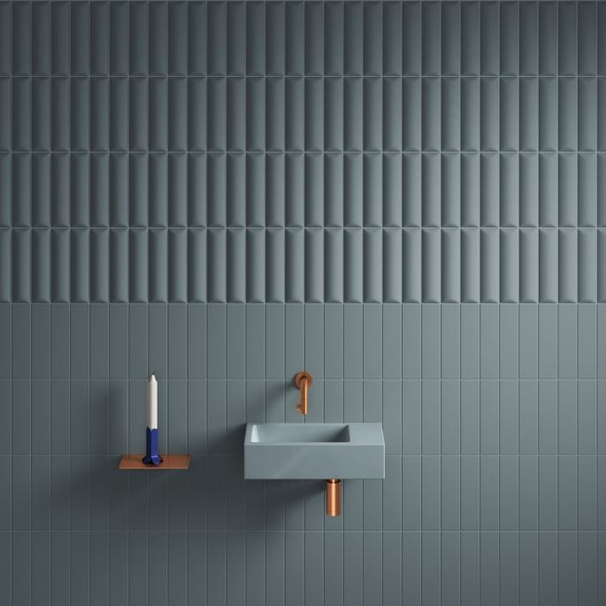 Clou Flush 3 CL0338031 keramiek fontein 36cm mat blauw