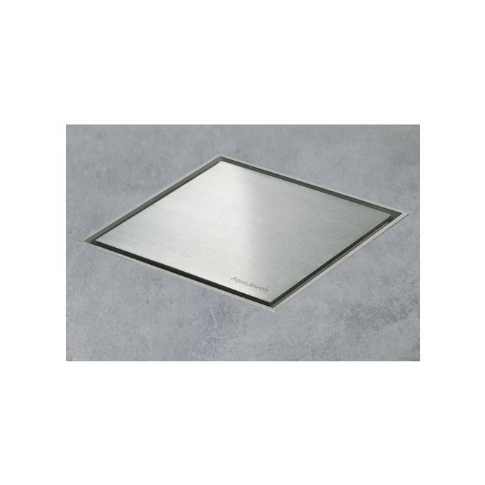 Easy Drain Aqua Jewels Quattro AJQ15X15ZM doucheput 15x15cm zijuitloop