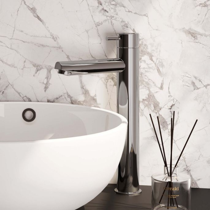 Brauer Edition 5-CE-002-HD5 verhoogde opbouw wastafelmengkraan model B chroom