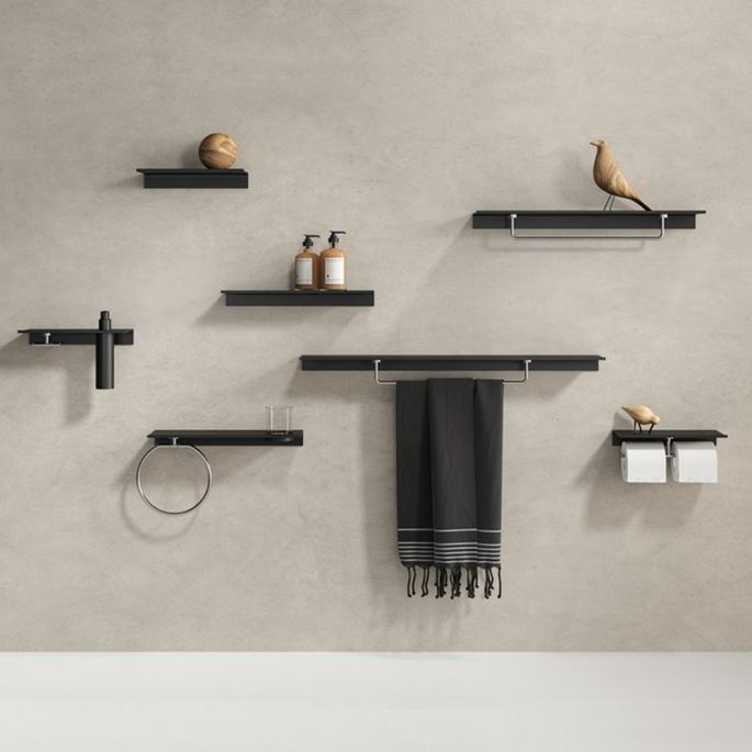 Geesa Leev 918201-06-400 planchet 40 cm zwart