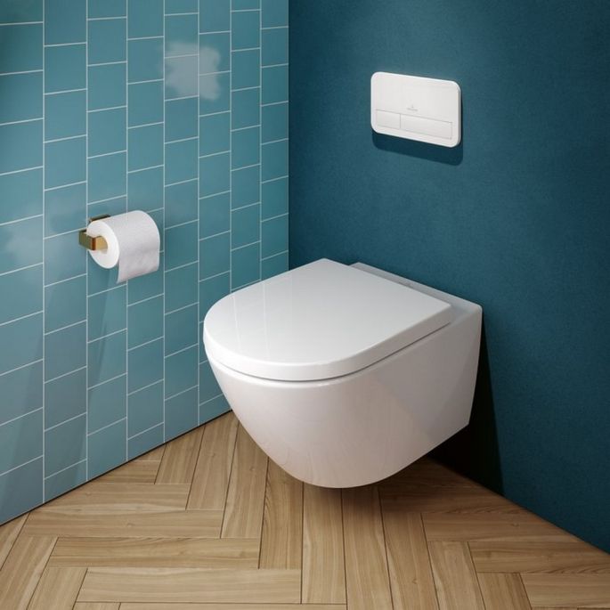 Villeroy en Boch Subway 3.0 8M42S101 toiletzitting met deksel white alpine
