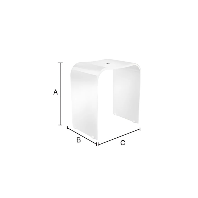 Smedbo Living Basic FB407 douchekruk mat zwart