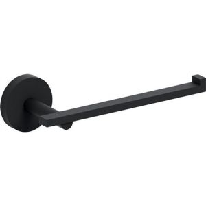 Clou Flat CL090203021 toilet roll holder without flap matt black