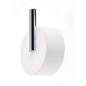 Decor Walther 0972754 Stone WHG haak groot chroom/ wit