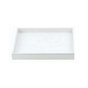 Decor Walther Brownie 0932550 BROWNIE TAB R schaal/ tray kunstleder wit