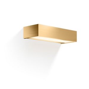 Decor Walther 0332982 BOX 25 N LED Wandleuchte dimmbar 25x10cm Gold matt