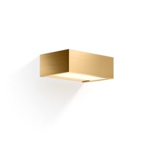 Decor Walther 0333082 BOX 15 N LED wall light dimmable 15x10cm Gold matt