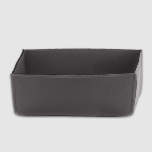 Decor Walther Nappa 0938593 NAPPA UTB multi-purpose box without lid genuine leather smokey grey