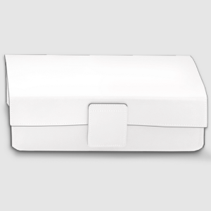 Decor Walther Nappa 0938650 NAPPA UTBD multi box met deksel echt leer sneeuw wit