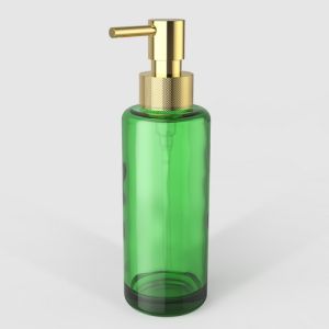 Decor Walther Porter 0863220 TT PORTER zeepdispenser groen glas goud