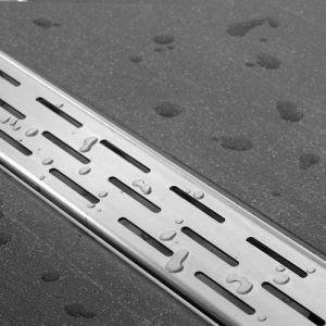 Easy Drain Compact 30 Flens EDCOMPR80030 douchegoot met RVS flens 80cm zijuitloop