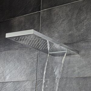 HSK Shower & Co! 1900007 regendouche Lavida Plus met waterval vrijhangend RVS gepolijst