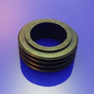Haas 3215 rubber dichting voor spoelpijpen ø55mm voor wandtoilet