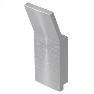 Haceka Aline 1208583 hook brushed aluminum