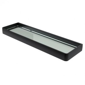 Haceka Aline 1208663 shelf 600mm satined glass / matt black