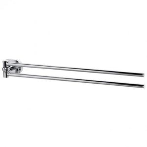 Haceka Gio 1208574 2-lids handdoekhouder 380mm chroom