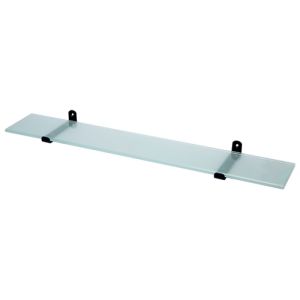 Haceka Ixi 1208568 shelf 600mm satined glass / matt black