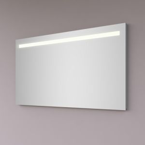 Hipp Design SPV 3010 spiegel 80x60cm met 1 horizontale LED baan, spiegelverwarming en stopcontact