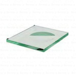Clou CL10609001 reserve glasplaat t.b.v. Quadria zeepschaal helder glas