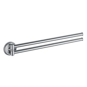 Inda Colorella A23150CR 2-lids handdoekhouder chroom