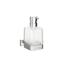 Inda Lea 1800 A18120CR21 zeepdispenser gesatineerd glas chroom