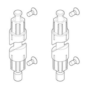 Novellini R01YO2GS1 scharnierdelenset