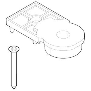 Novellini R02BN2GB02-H scharnier zwart