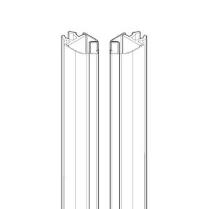 Novellini R10BJA2P1-TR set inschuif magneetstrippen transparant