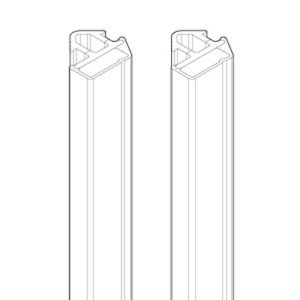 Novellini R10BJB01-30 set of magnetic slide-in profiles white 030