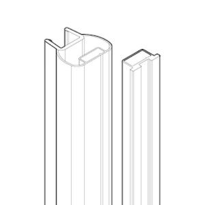 Novellini R10BN1BS1-H Satz Magnet Profile Schwarz