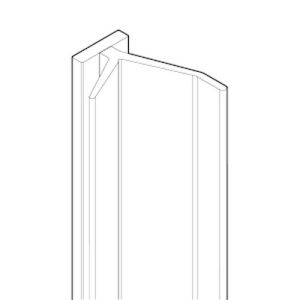 Novellini R50YOU220-TR verticale afdichtingsstrip *niet meer leverbaar*