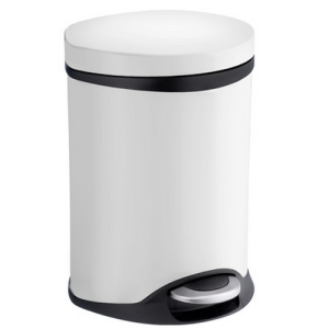 Smedbo Outline Lite FK662 pedal bin 6 liters matt white