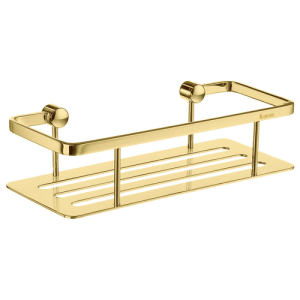 Smedbo Sideline DV3001 shower basket 25 cm polished brass