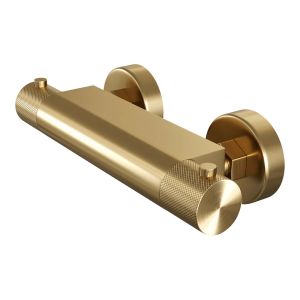Brauer Carving 5-GG-086 body shower thermostatic valve gold brushed PVD