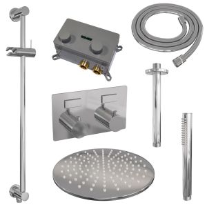 Brauer Edition 5-CE-177 thermostatische inbouw regendouche met drukknoppen SET 66 chroom