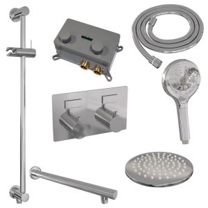 Brauer Edition 5-CE-178 thermostatische inbouw regendouche met drukknoppen SET 67 chroom