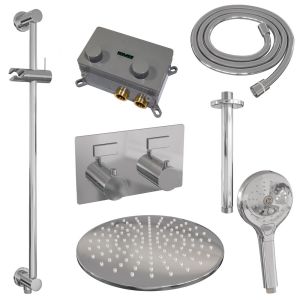 Brauer Edition 5-CE-183 thermostatische inbouw regendouche met drukknoppen SET 72 chroom