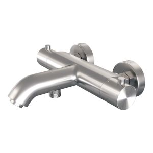 Brauer Edition 5-NG-041 body bath shower thermostatic mixer stainless steel brushed PVD