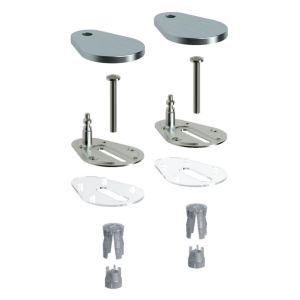 Clou InBe IB10554000 set of hinges for InBe toilet seat IB0406050