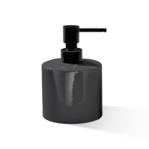 Decor Walther Porcelain 0844163 DW 520 zeepdispenser staand porselein zwart/ mat zwart