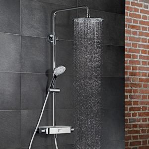 HSK AquaSwitch RS 200 rond 1001900 showerset met thermostaat chroom