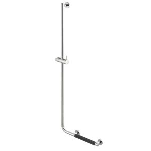 Geesa Comfort & Safety 915825-62-L douchestang met wandbeugel-L chroom