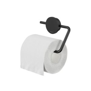 Geesa Opal Black 917209-06 toiletrolhouder zonder klep zwart