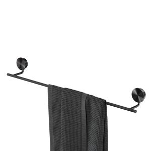 Geesa Opal Brushed Metal Black 917207-09-60 handdoekrek 60 cm zwart metaal geborsteld