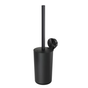 Geesa Opal Brushed Metal Black 917211-09 toiletborstel met houder zwart metaal geborsteld
