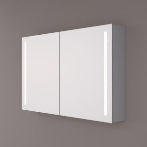 Hipp Design SPK 41080 luxe spiegelkast met verticale LED banen 80x70x14cm