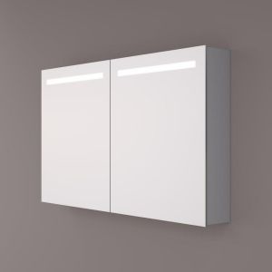 Hipp Design SPK 51160 luxe spiegelkast met horizontale LED banen 160x70x14cm