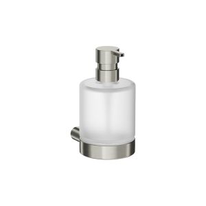 Inda Mito A2012BAC21 zeepdispenser gesatineerd glas/ geborsteld nikkel