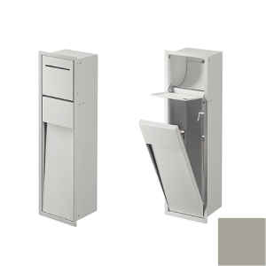 Inda MY Secret A8085BST inbouwnis met toiletrolhouder en hygiënische douche190x660mm mat seta