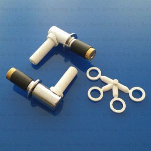 Keramag Cleo - Joly - Mango - Virto - Vitelle - Vivano 597110000 set van 2 scharnieren voor toiletbril chroom